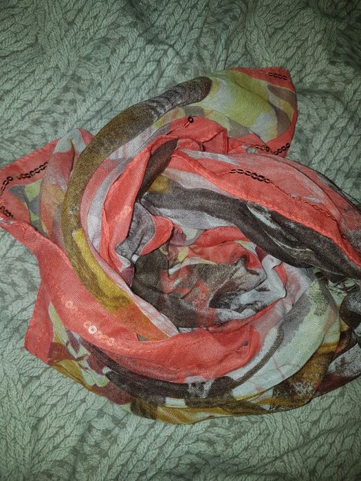 Chustka apaszka szal Lekki cekiny