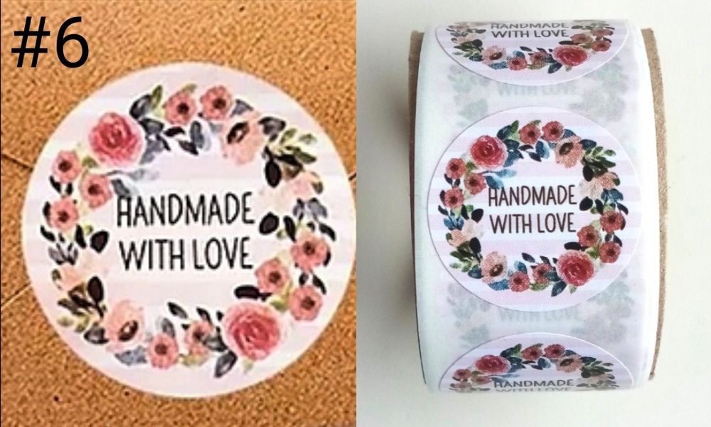 Бирки, наклейки, этикетки "Hand Made" упаковка изделий ручной работы