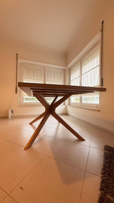 Mesa de jantar retangular Arnaiz (180×90 cm), SKLUM, madeira