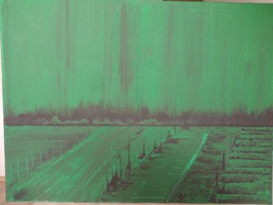 Sprzedam ręcznie malowany wany obraz