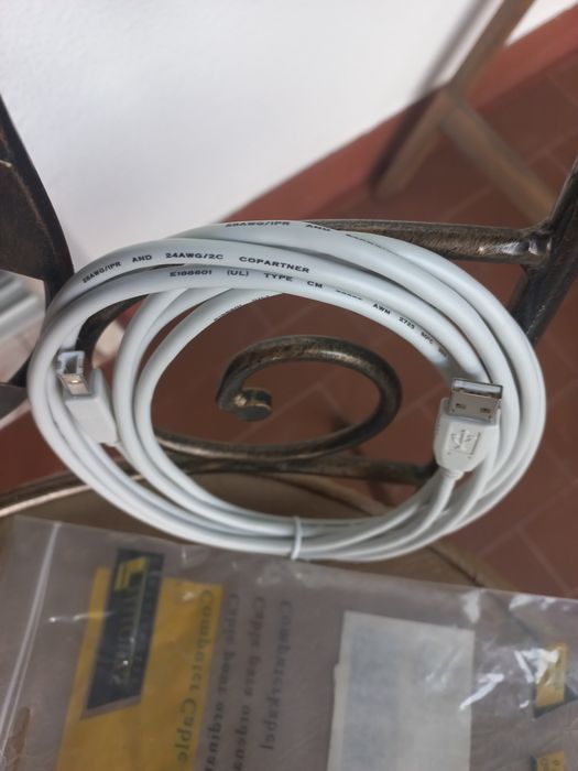 Cabo USB A-B 3 metros