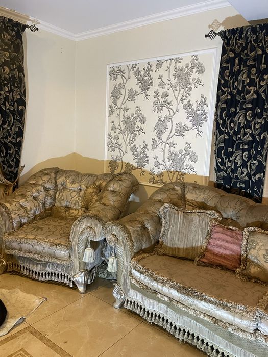 Мягкий уголок диван два кресла