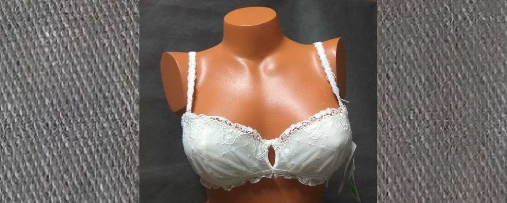 55% TANIEJ ekskluzywny biustonosz marki Valisere model Gracieuse WDP odpinane ramiączka rozmiar 80B