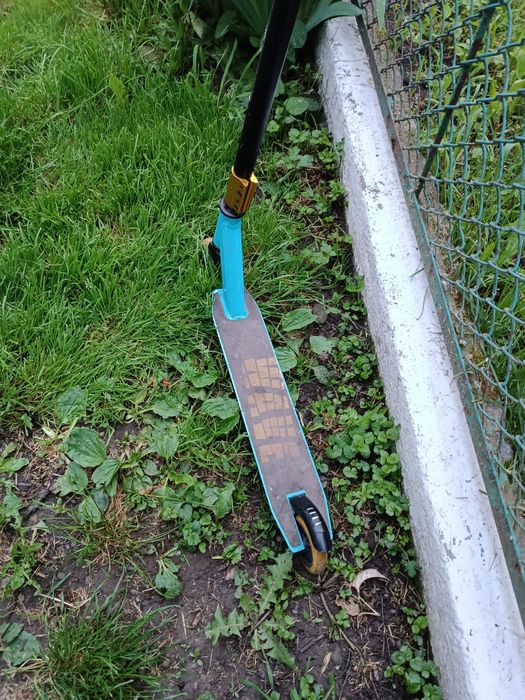 Трюковий самокат Exlplore WAVE блакитний