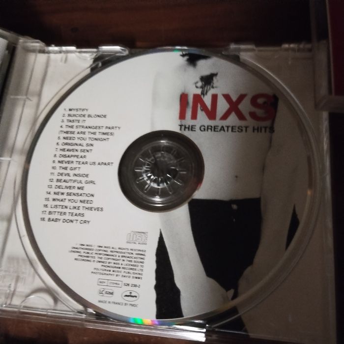 5 płyt CD INXS,Nelly Furtado, Marilyn Monroe,Greace