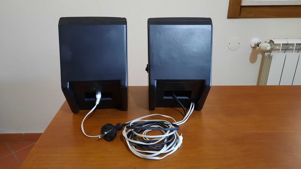 Colunas de som pretas de 160W para PC