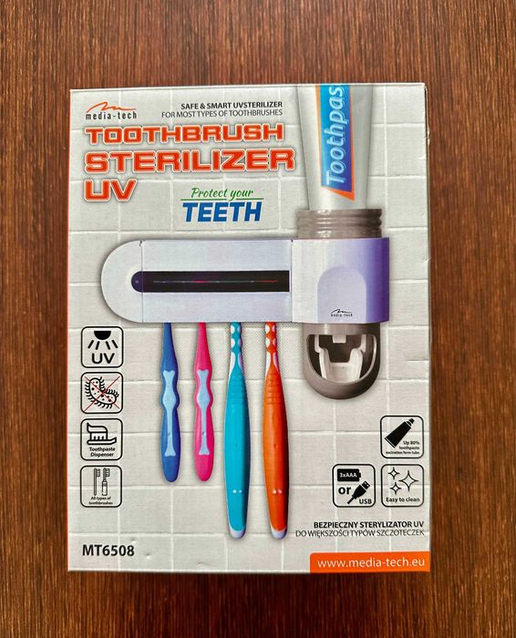 Sterylizator UV do szczoteczek MediaTech