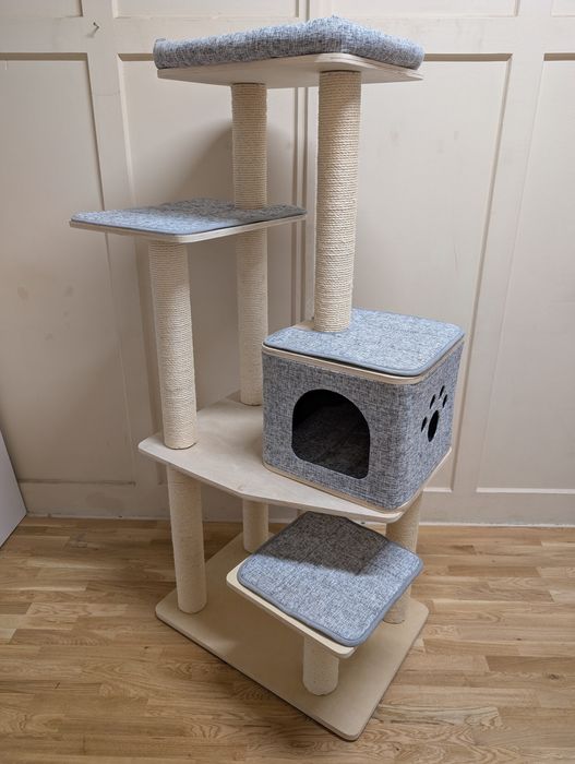 Modern Living Drapak Havana Jasnoszary 88x62x155cm BARDZO DUŻY