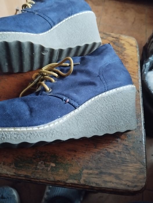 Ботильоны на платформе.