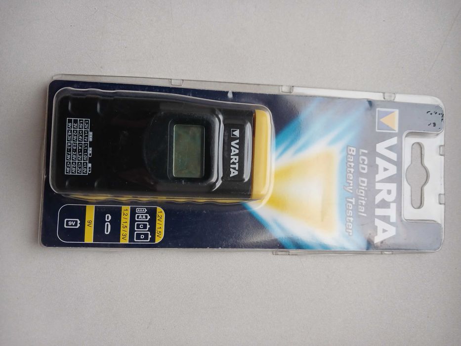 Цифровий тестер батарейок VARTA LCD Digital Battery Tester 891