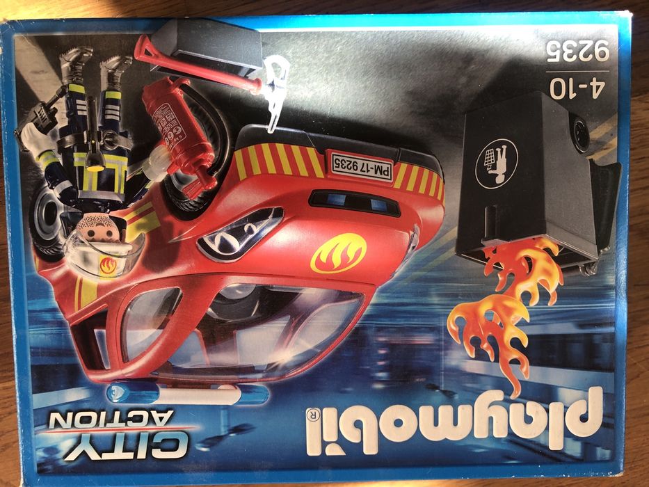 Playmobil 9235 City Action straż pożarna karton stan BDB