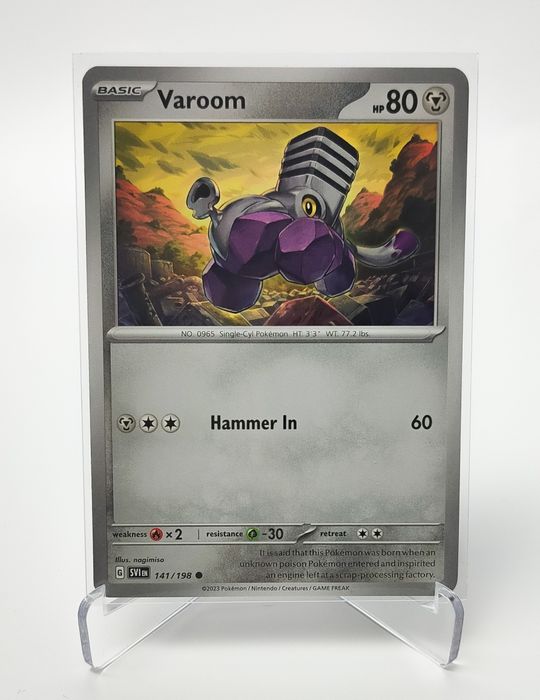 Varoom 141/198 karta pokemon Scarlet & Violet