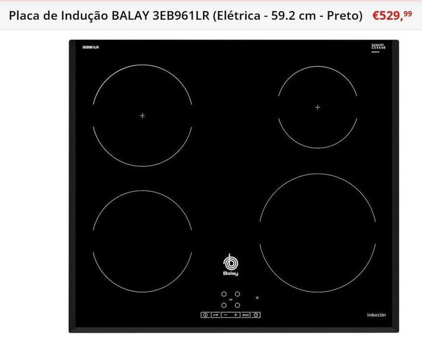 Vendo placa electrica Balay praticamente nova