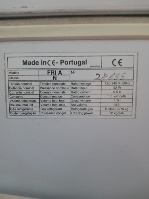 Arca frigorífica horizontal da becken
