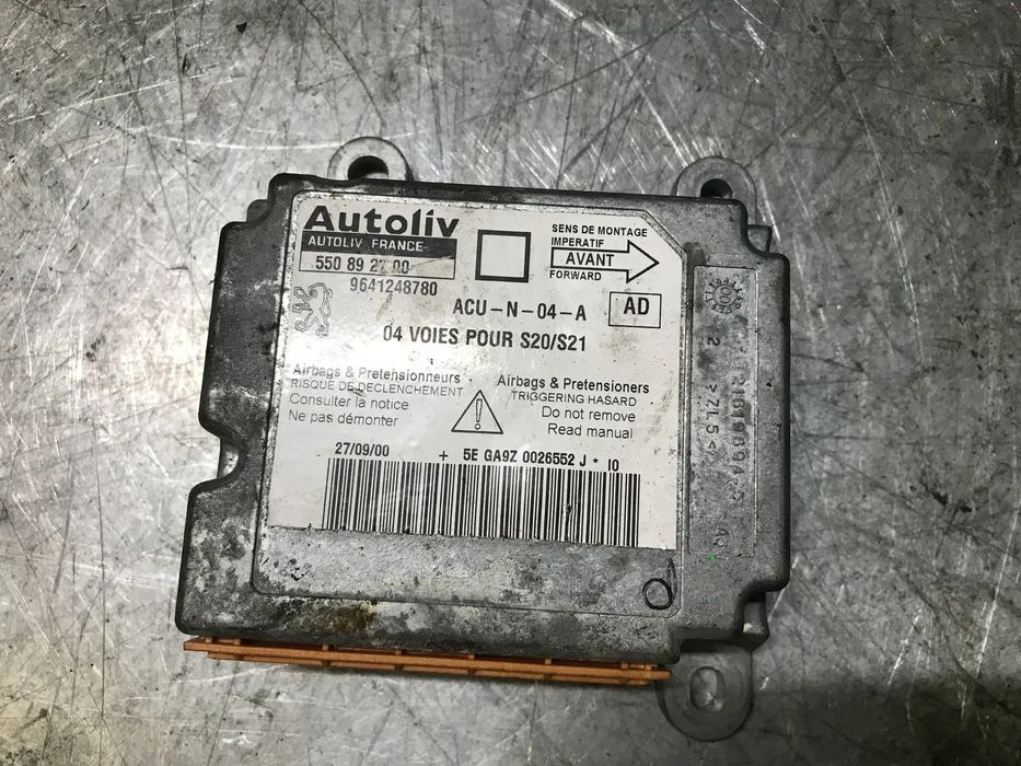 CENTRALINA DO AIRBAG PEUGEOT 106 REF. 9641248780 550892700