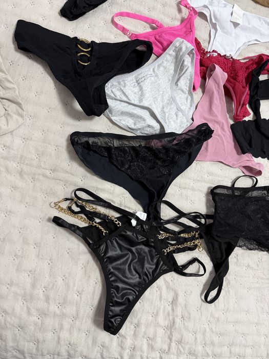 Mega paka 19 szt rajstopy ponczochy  figi stringi