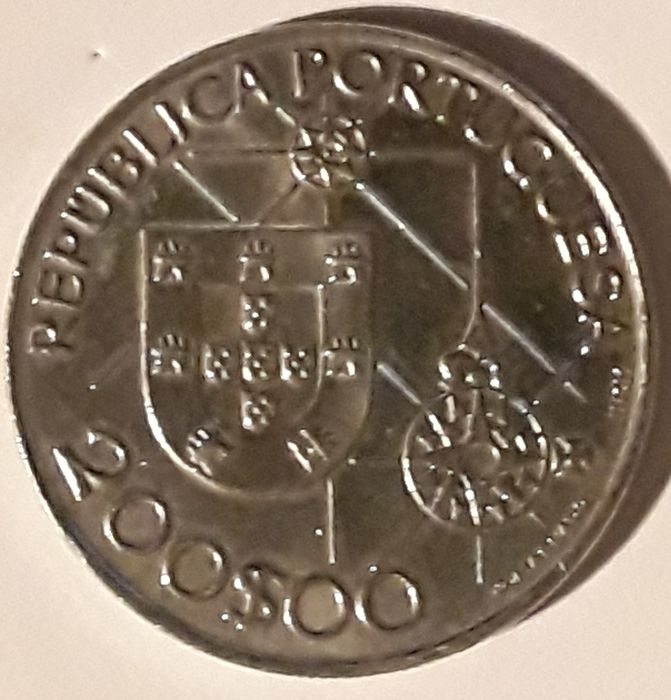 Moeda 200 escudos - Novo Mundo América 1492 ~ 1992