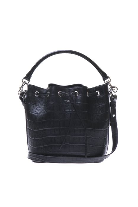 Oryginalna torebka Saint Laurent bucket bag Emmanuelle skórzana