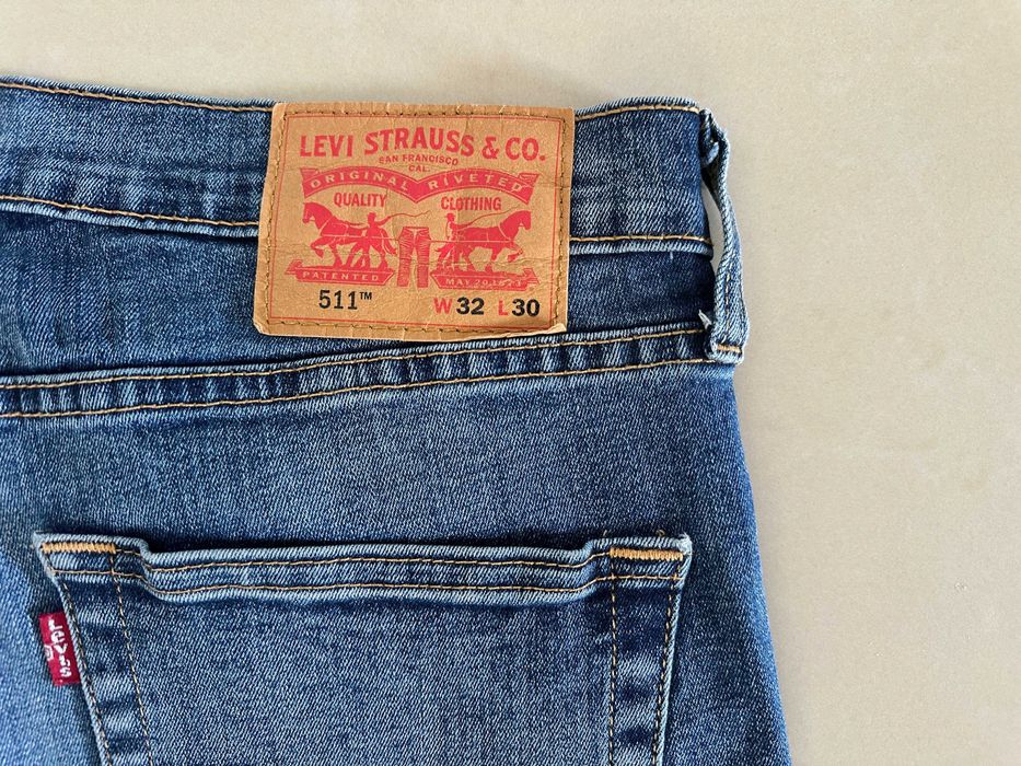 Levis 511 34/30 Spodnie Piękne Slim