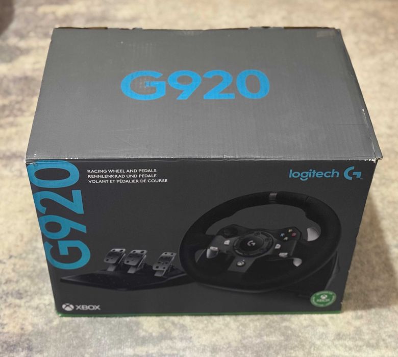 Logitech G920 + Shifter + pedały | Pudełko | Bardzo dobry stan