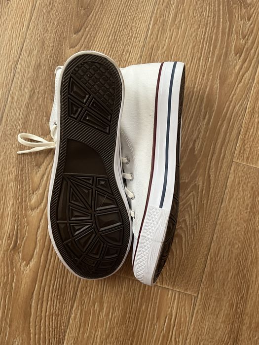 Кеди білі унісекс типу - «CONVERSE» 40/26.5см