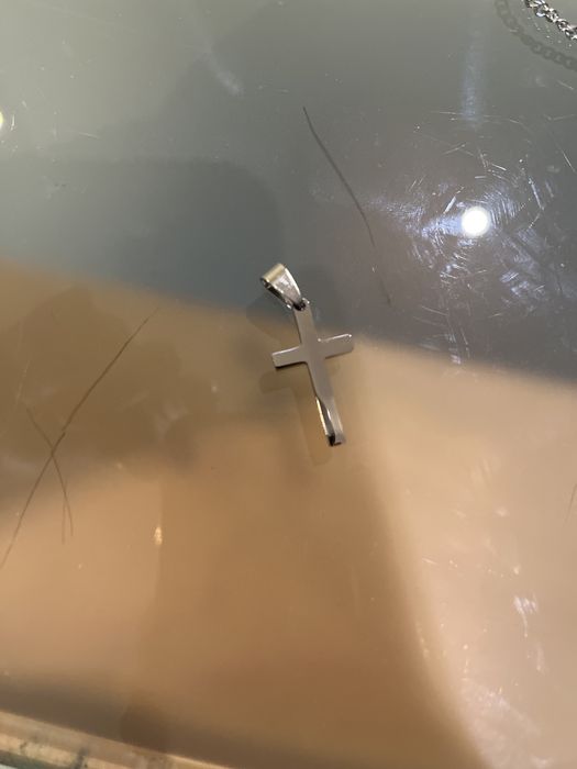 Colar com cruz homem