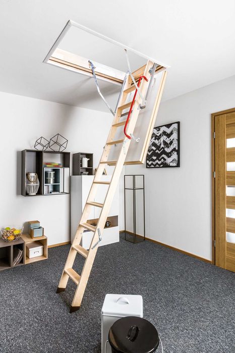 NOWOŚĆ! Ciepłe schody strychowe FAKRO LTK ENERGY 80x120 /280  wysyłka