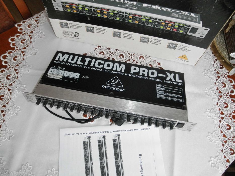 Behringer MDX4600 MULTICOM PRO-XL. ekspander/bramka/kompresor/limiter.