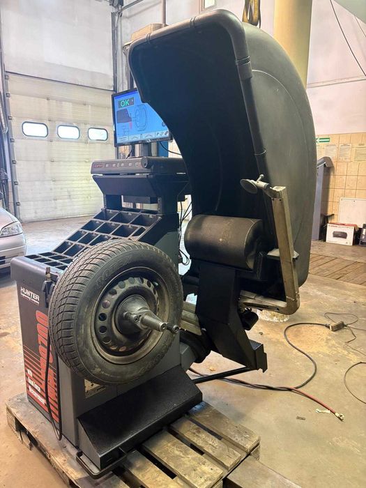 Wyważarka do kół Hunter GSP9712 test drogowy