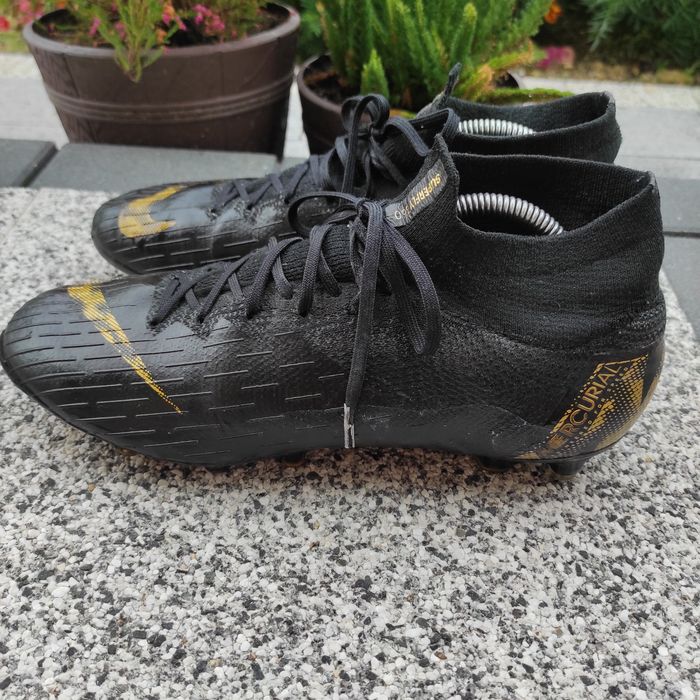 Nike Mercurial Superfly 6 Elite AG Pro Black Gold Buty Piłkarskie