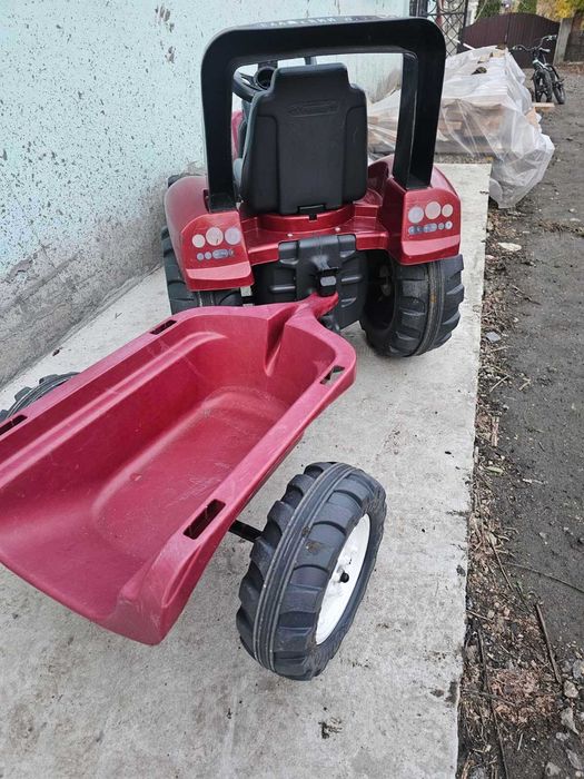 Дитячий педальний трактор Falk Valtra S4 з причепом