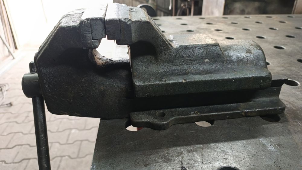 Stare polskie imadło około 18kg