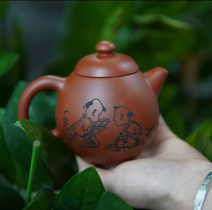 Глиняний чайник 200мл