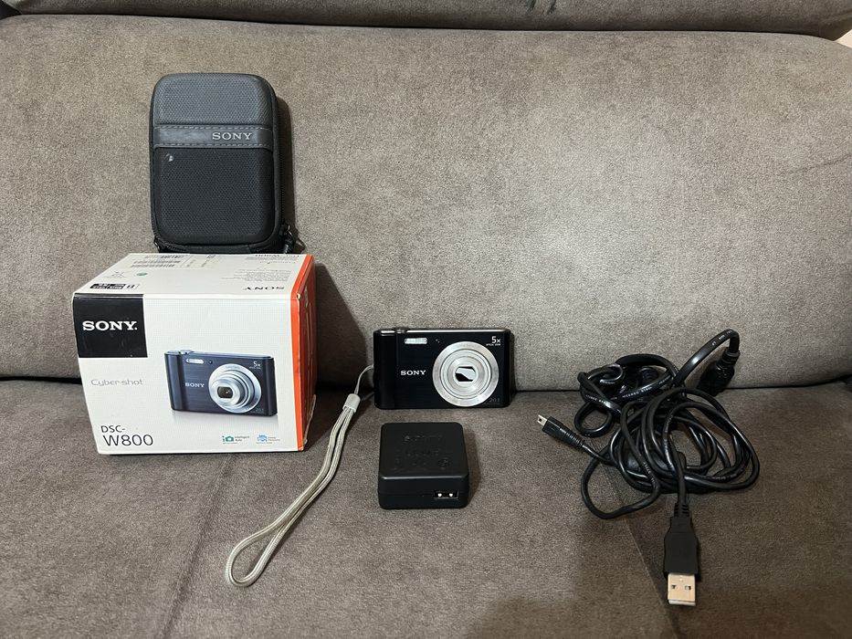 Sony Cyber-Shot DSC-W800 20.1 MPX Aparat Fotograficzny Zestaw
