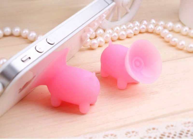 Антистресова іграшка Поросятко попсокет тримач силікон рожевий
