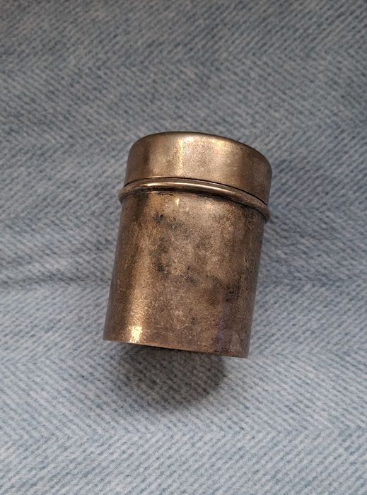 Trio de caixas em estanho, design floral, anos 60