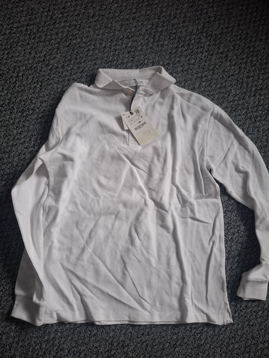 Футболка поло, біла. 11-12р. Zara