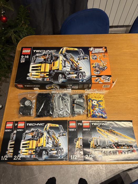 Lego Technic 8292 cieżarowka z przenośną skrzynią.