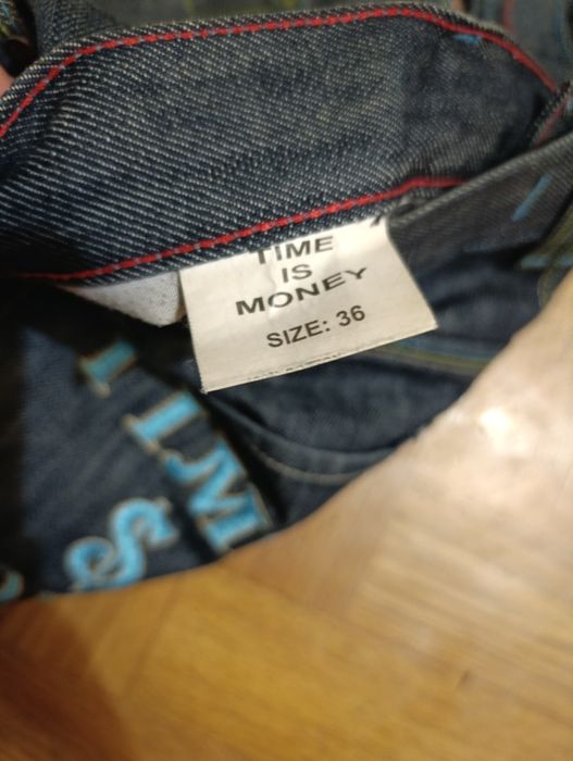 Жоские реперские джынсы  time is money