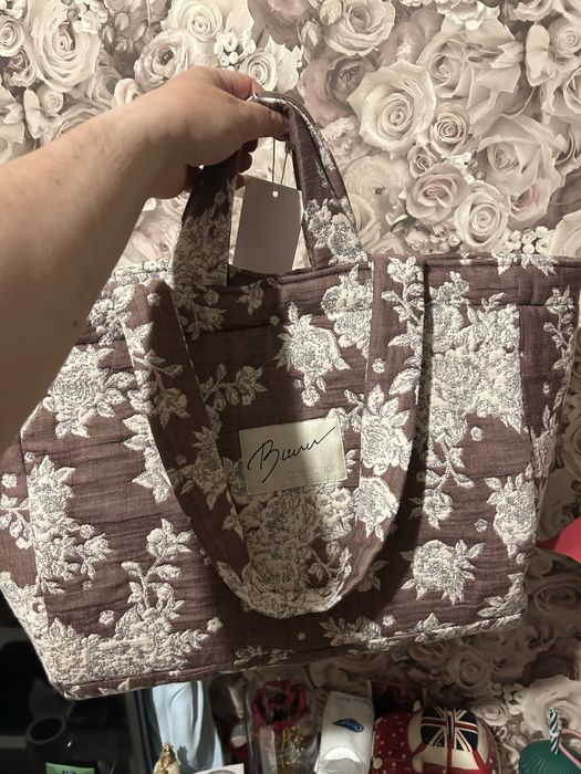 Set torba i kosmetyczka bizuu