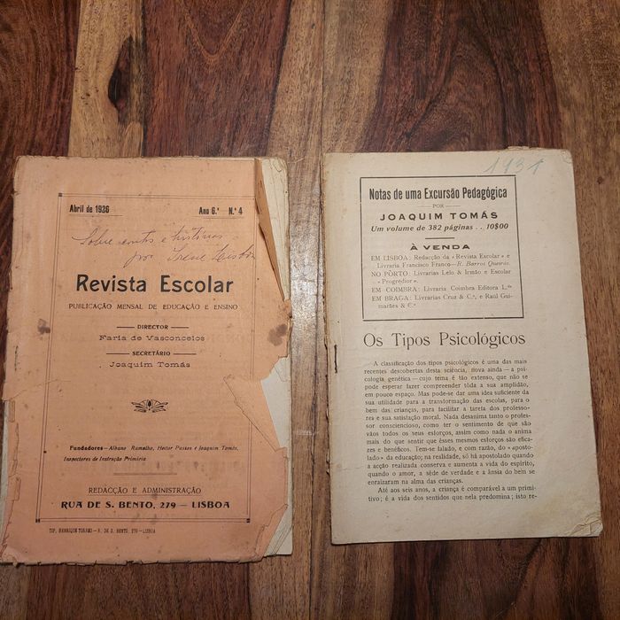 Revista Escolar Publicação Mensal de Educação e Ensino, vários números
