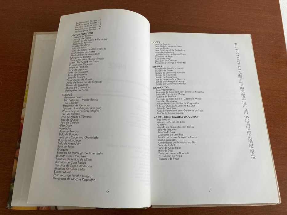 Receitas da Olívia 2 (cozinha vegetariana)