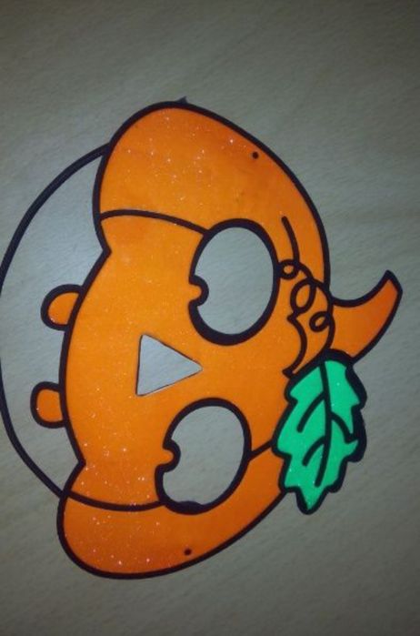 Mascara Abobora Criança 2/4 anos