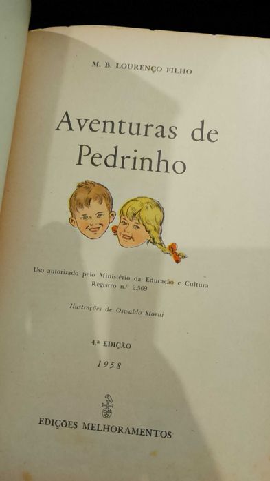 Aventuras de Pedrinho 1958 M. B. Lourenço Filho
