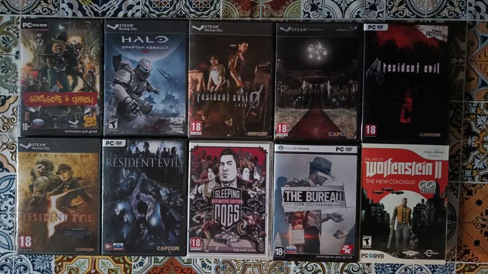 Колекція ігор для ПК на DVD дисках