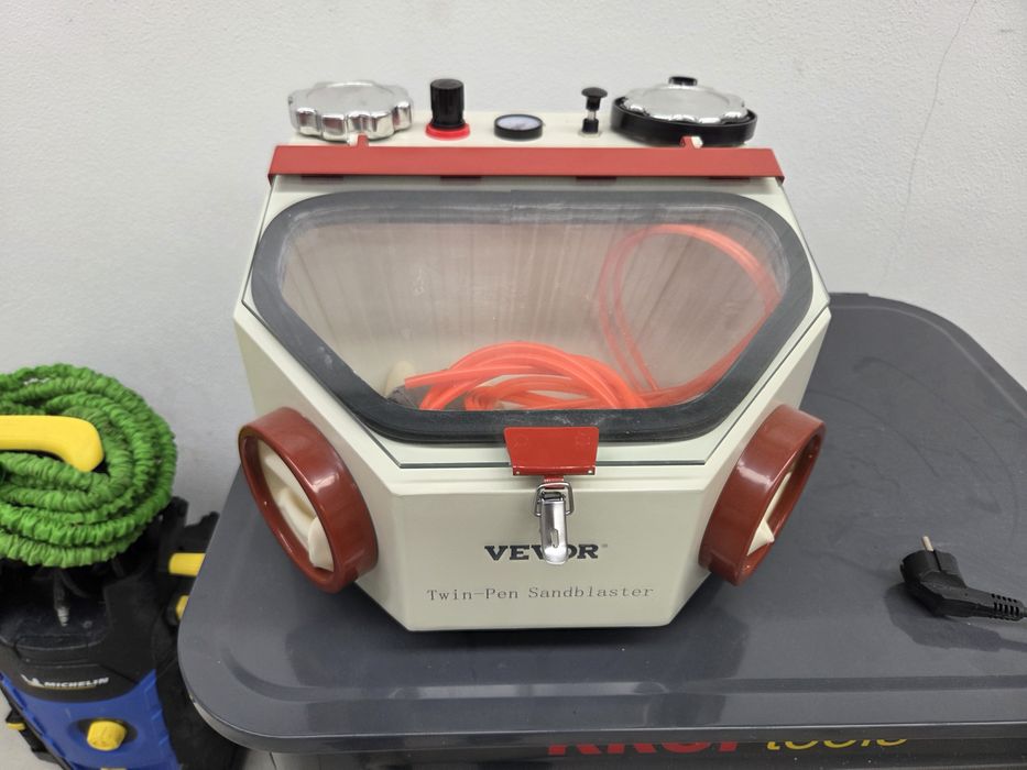 Maquina limpeza micro areia