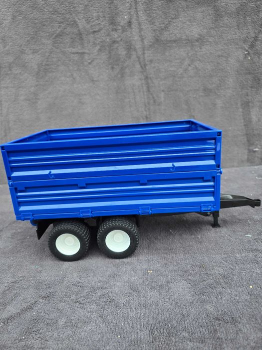 Bruder przyczepa dwuosiowa niebieska limited