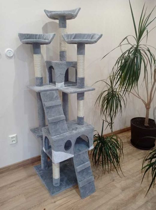 XXL Drapak dla kota NOWY wysoki 179cm legowisko domek