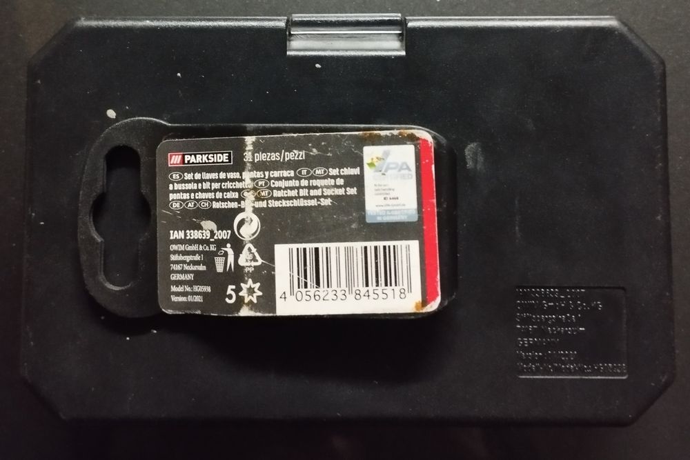 Conjunto roquete Parkside