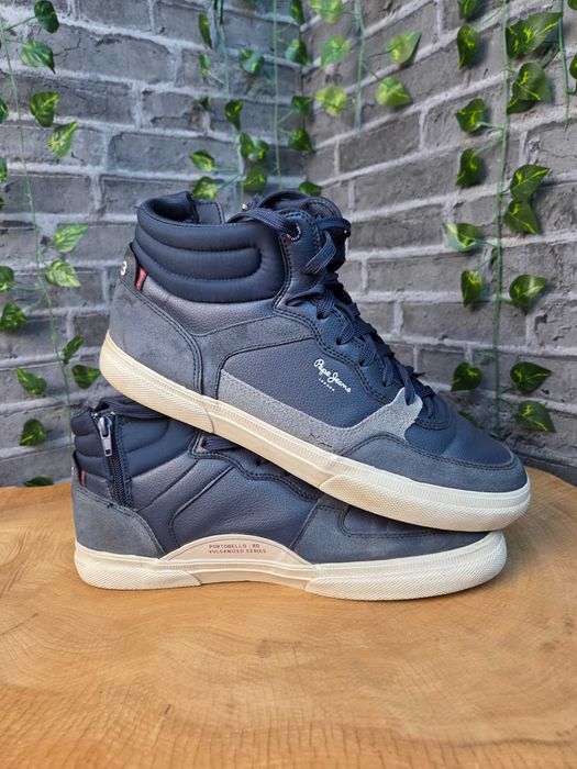 Pepe Jeans Kenton Masterboot granatowe sneakersy high-top EUR 46